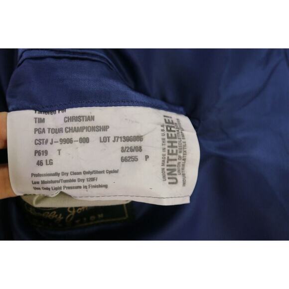 Hickey-Freeman Bobby Jones PGA Championship Blue Blazer w/ Gold Buttons 46L - Picture 8 of 8